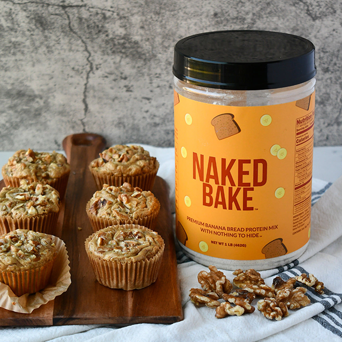 high protein banana bread baking mix